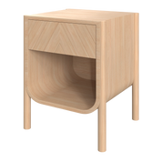 Chevet Marius chêne naturel