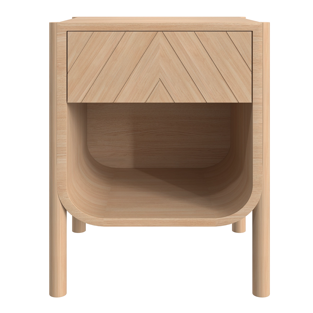 Chevet Marius chêne naturel