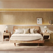 Chevet Marius chêne naturel