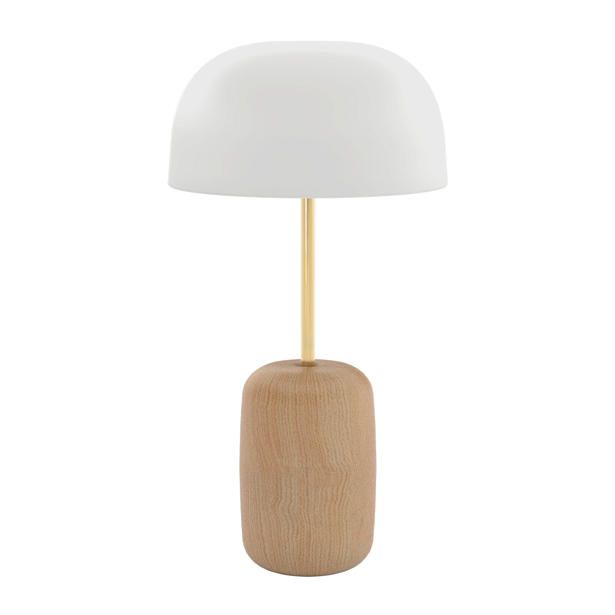 Nina table lamp, white lampshade