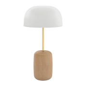 Nina table lamp, white lampshade