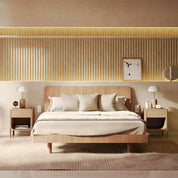 Nina table lamp, white lampshade
