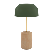 Nina table lamp, ashen green shade
