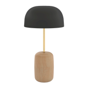 Nina table lamp, black lampshade