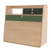 gaston secretaire mural 80 chene vert cendre sauge 2