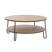 eugenie table basse 90 chene gris ardoise mat 1