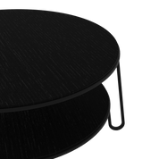 eugenie table basse 90 chene teinte noir noir mat 3