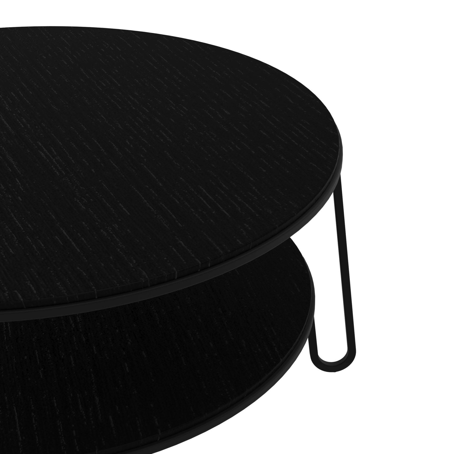 eugenie table basse 90 chene teinte noir noir mat 3