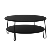 eugenie table basse 90 chene teinte noir noir mat 2