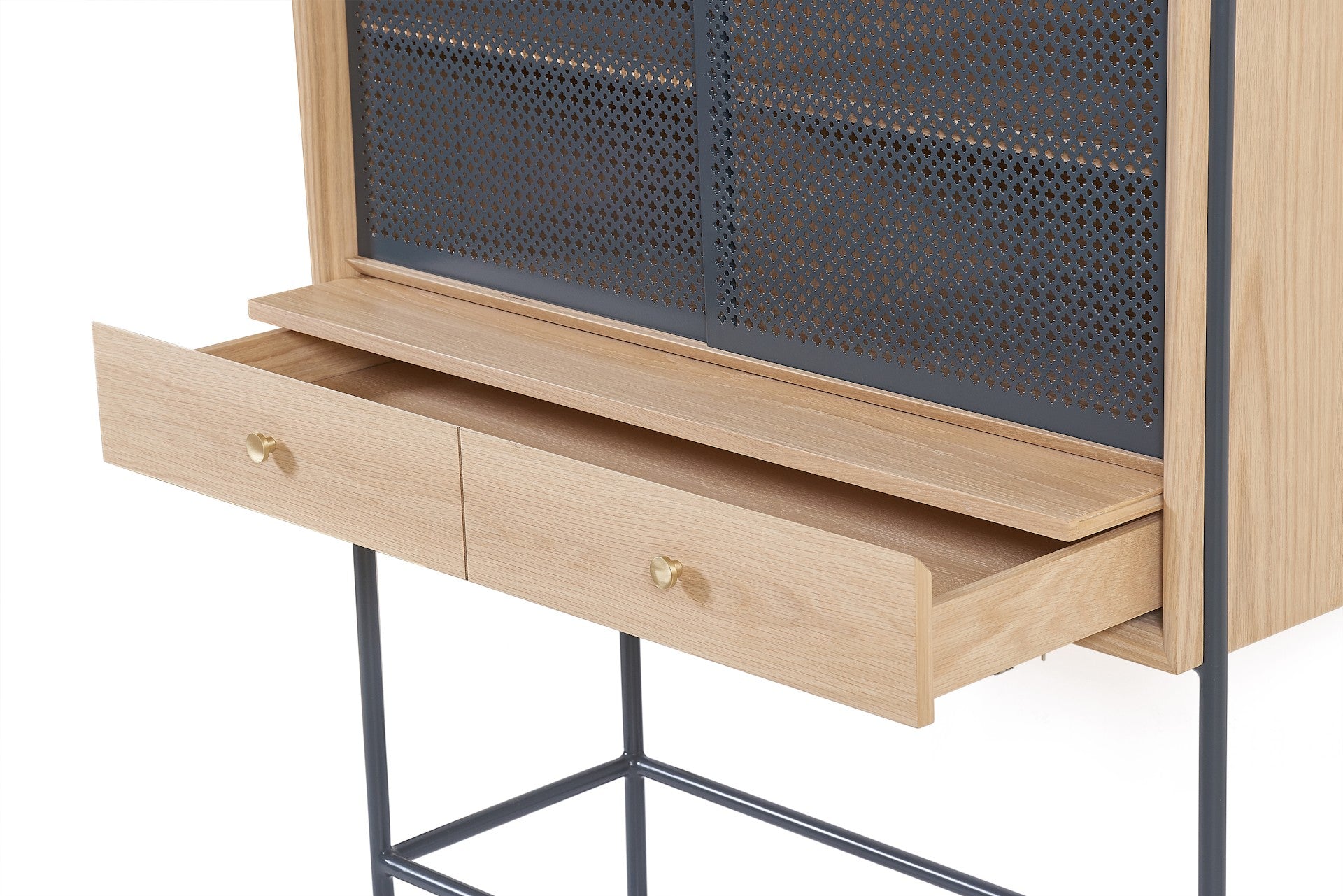 gabin cabinet chene gris ardoise 5