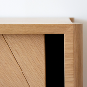 Buffet Marius 155 cm, chêne naturel