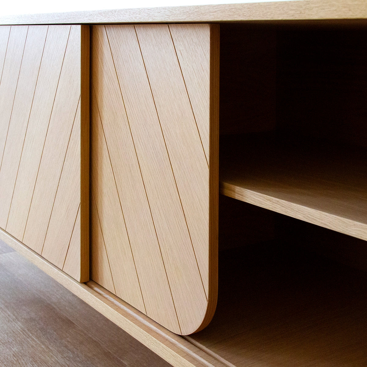 Buffet Marius 185 cm, chêne naturel