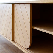 Buffet Marius 185 cm, chêne naturel