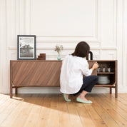 Marius sideboard 185 cm, natural walnut