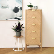 Marius chest of drawers, natural oak