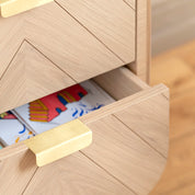 Marius chest of drawers, natural oak