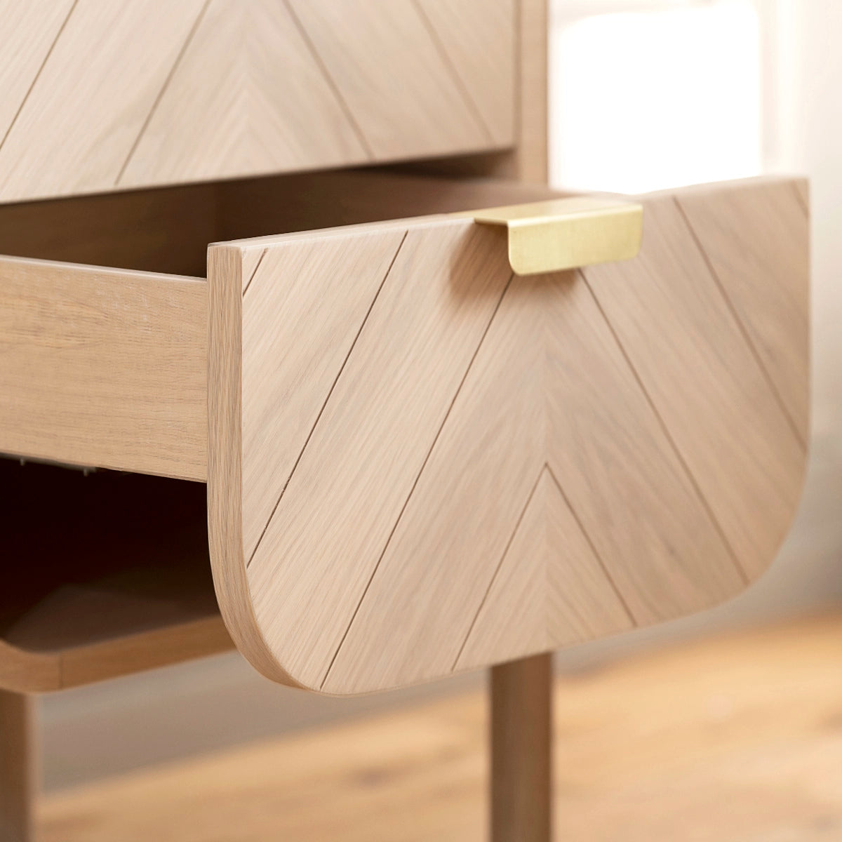 Marius chest of drawers, natural oak