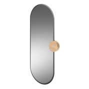 Sonia Mirror, natural glass, oak