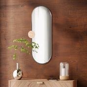 Sonia Mirror, natural glass, oak