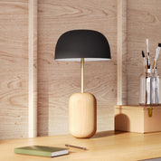 Nina table lamp, black lampshade