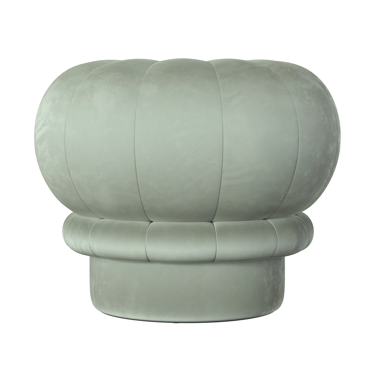 Pouf Claudie, Vert Céladon