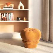 Pouf Claudie, Jaune Ambré