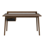 Bureau Honoré, chêne teinté/laqué noir