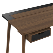 Bureau Honoré, chêne teinté/laqué noir
