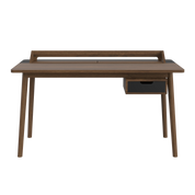 Bureau Honoré, chêne teinté/laqué noir