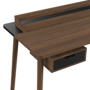 Bureau Honoré, chêne teinté/laqué noir