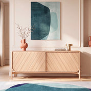 Buffet Marius 155 cm, chêne naturel