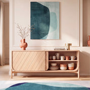 Buffet Marius 155 cm, chêne naturel