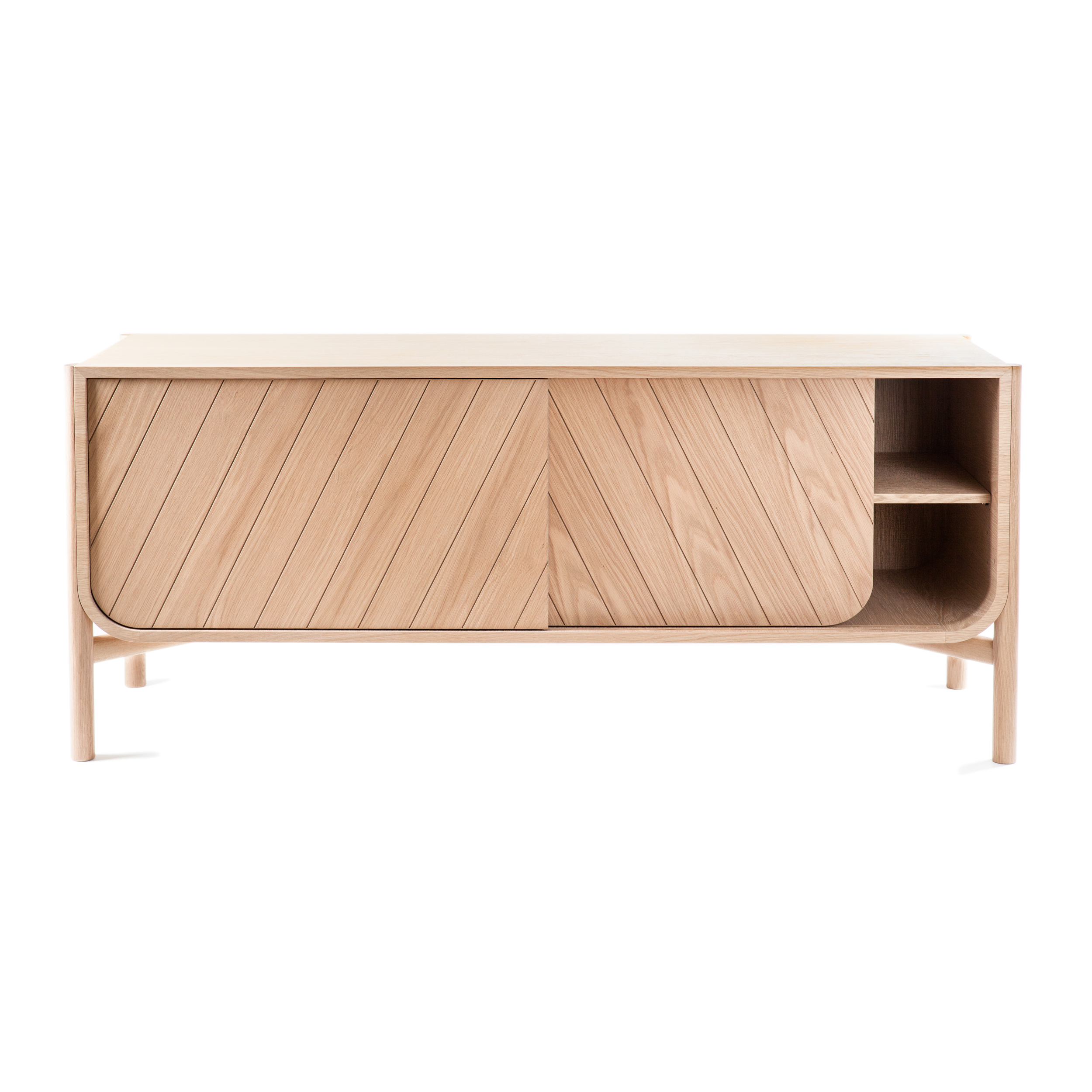 Buffet Marius 155 cm, chêne naturel