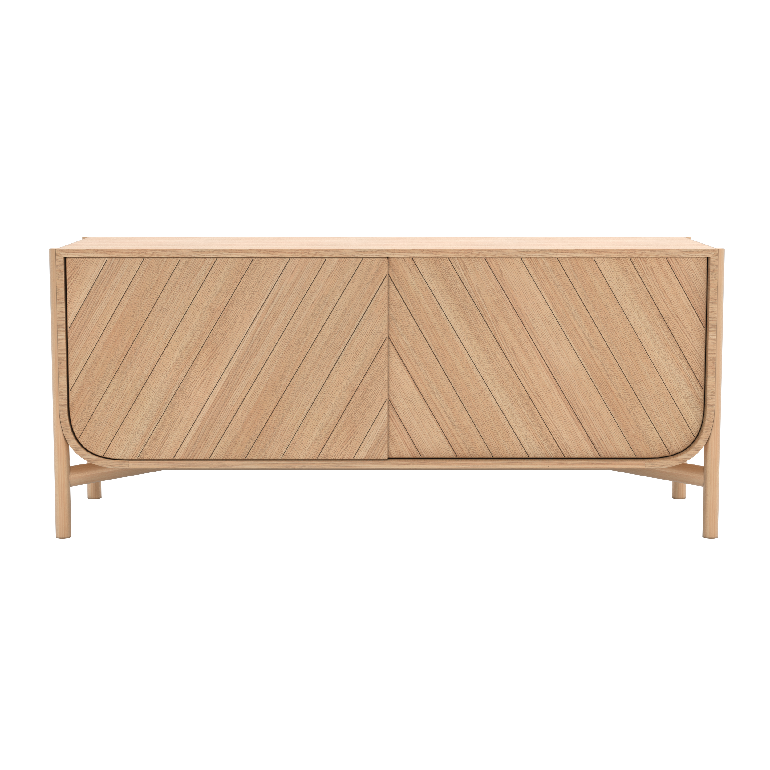 Buffet Marius 155 cm, chêne naturel