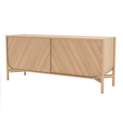 Buffet Marius 155 cm, chêne naturel