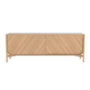 Buffet Marius 185 cm, chêne naturel