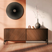 Buffet Marius 185 cm, chêne teinté