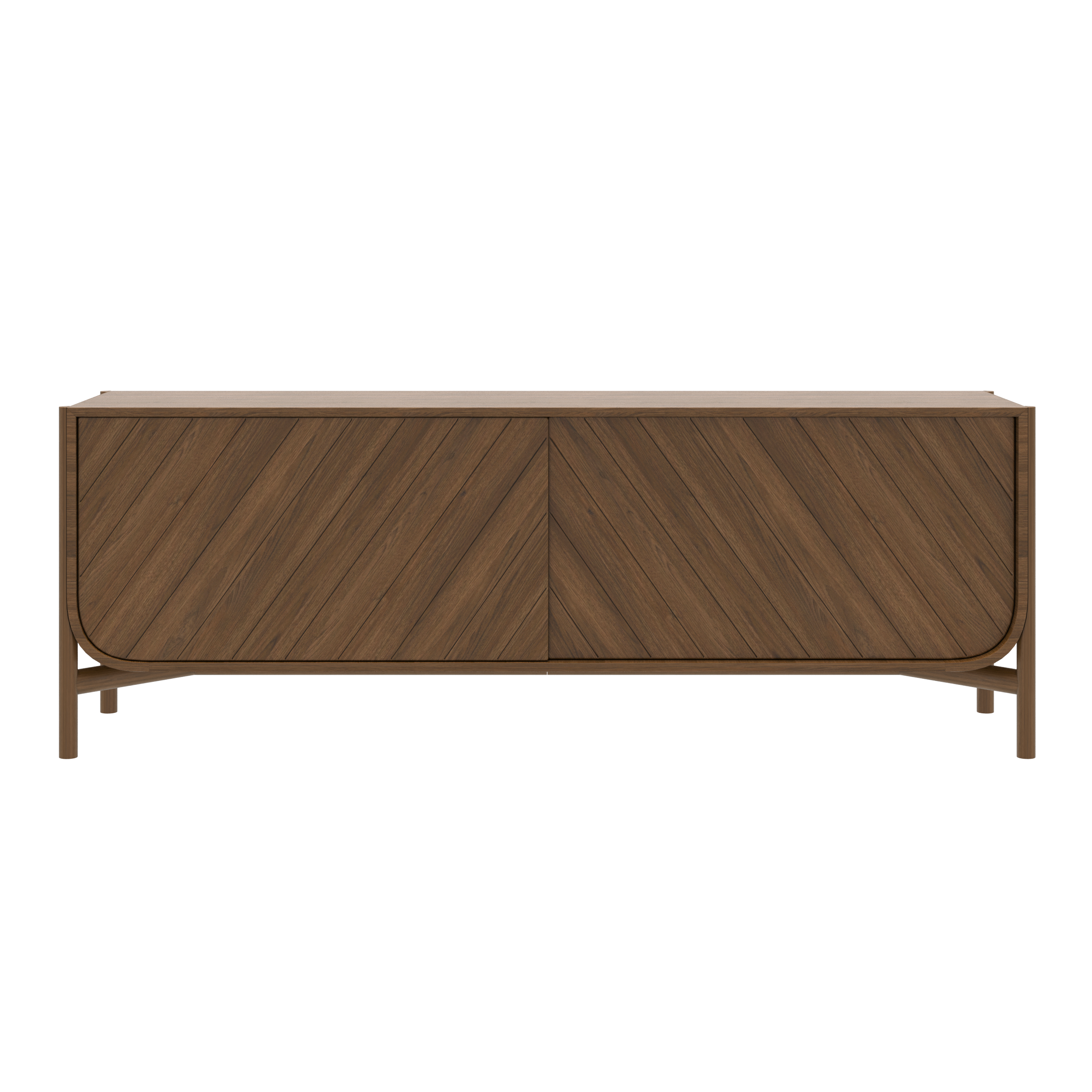 Buffet Marius 185 cm, chêne teinté