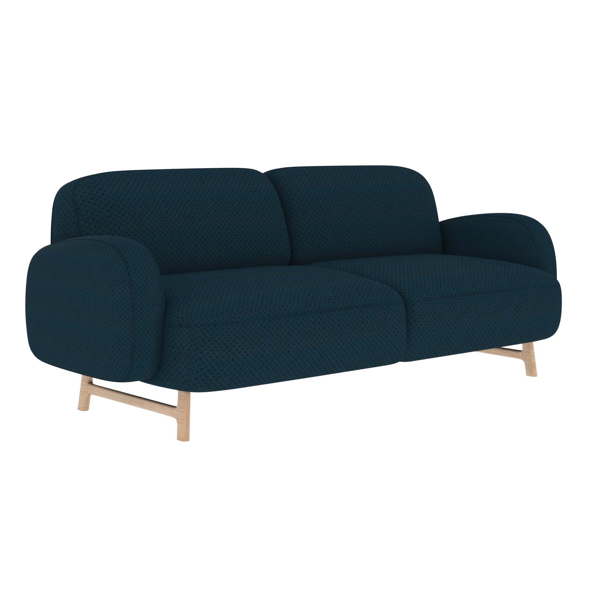 auguste canape 3 places bleu cobalt 2