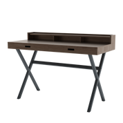 hyppolite secretaire noyer gris ardoise mat 2